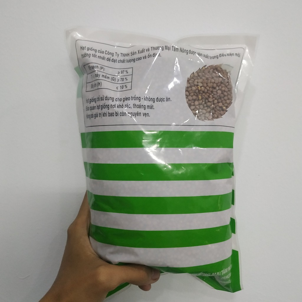 Túi Lớn 1Kg Hạt Giống Rau Mầm New Zealand Hạt To Dễ Trồng