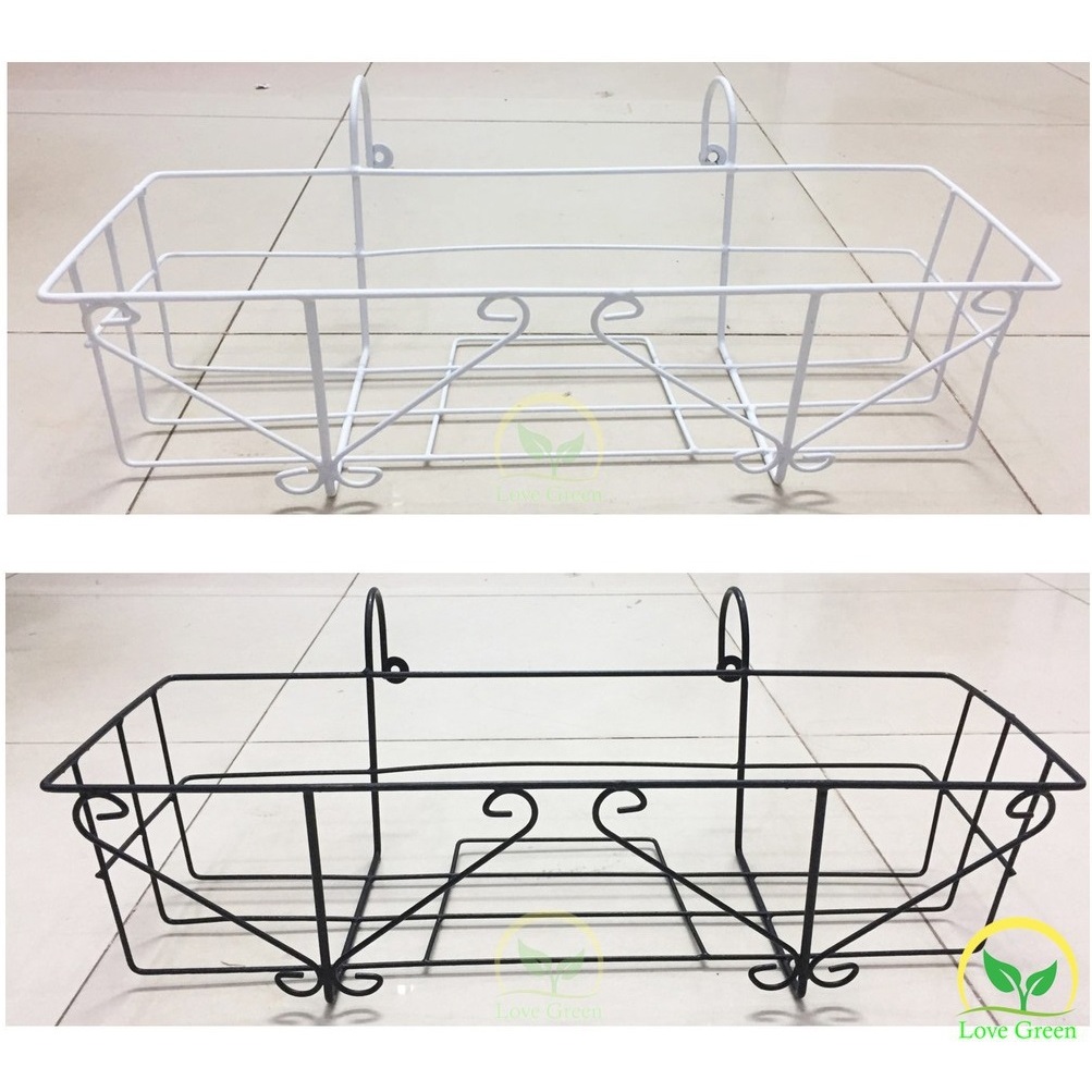 Bộ Khung Chậu Nhựa Thông Minh Trồng Rau 63Cm Treo Ban Công