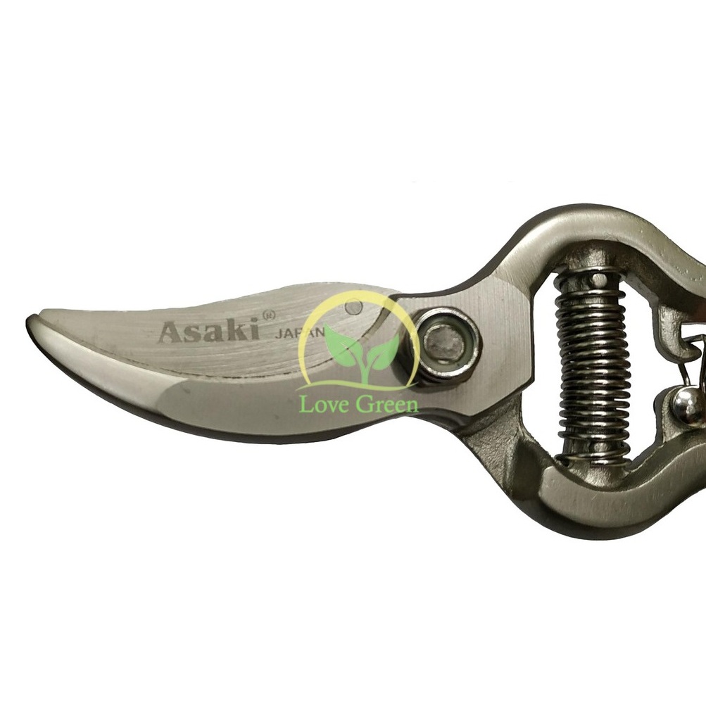 Kéo Cắt Tỉa Cành Cầm Tay Lưỡi Cong Cán Đúc Asaki 8651