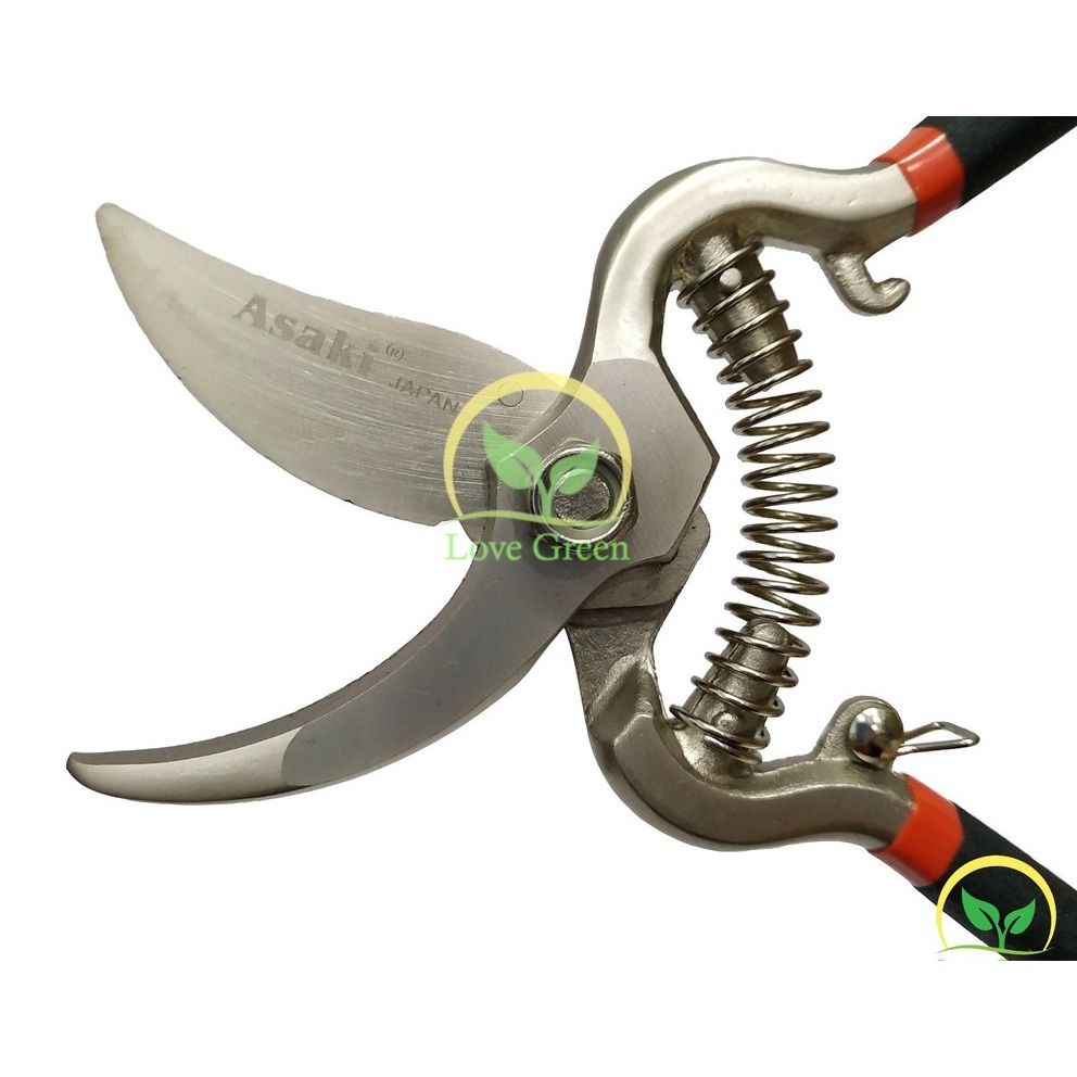 Kéo Cắt Tỉa Cành Cầm Tay Lưỡi Cong Cán Đúc Asaki 8651