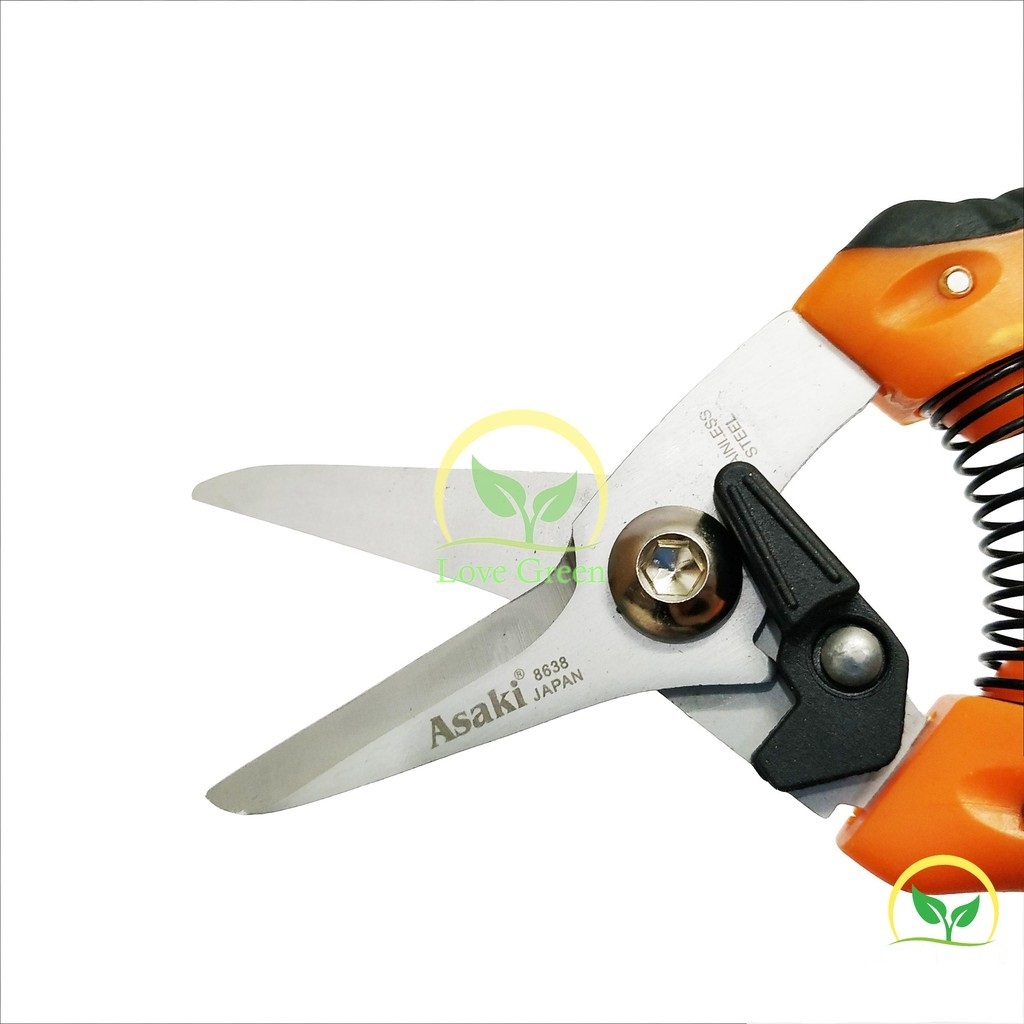 Kéo Cắt Tỉa Cành Cầm Tay Lưỡi Thẳng Asaki 8638