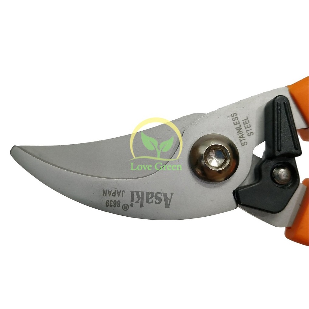 Kéo Cắt Tỉa Cành Cầm Tay Lưỡi Cong Asaki 8639