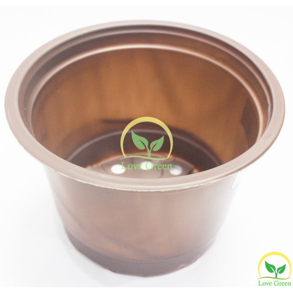 Bộ 5 Chậu Nhựa Mềm Trồng Cây 23X16Cm