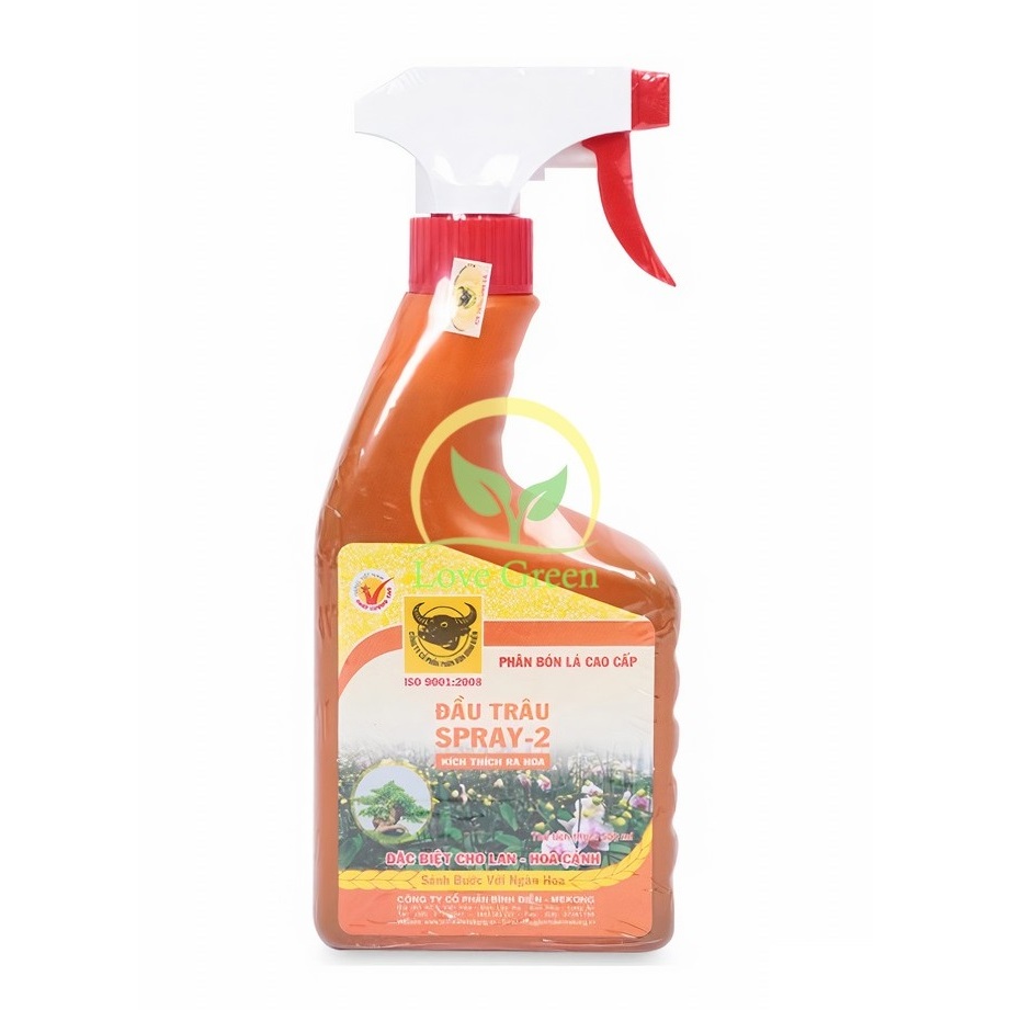 Phân Bón Kích Thích Ra Hoa Nhiều Hoa (Phân Đầu Trâu Spray 2) 500Ml
