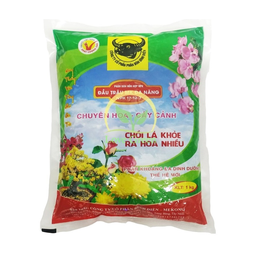 Phân Bón Lá Đầu Trâu Đa Năng 17-12-17+Te Cao Cấp 1Kg