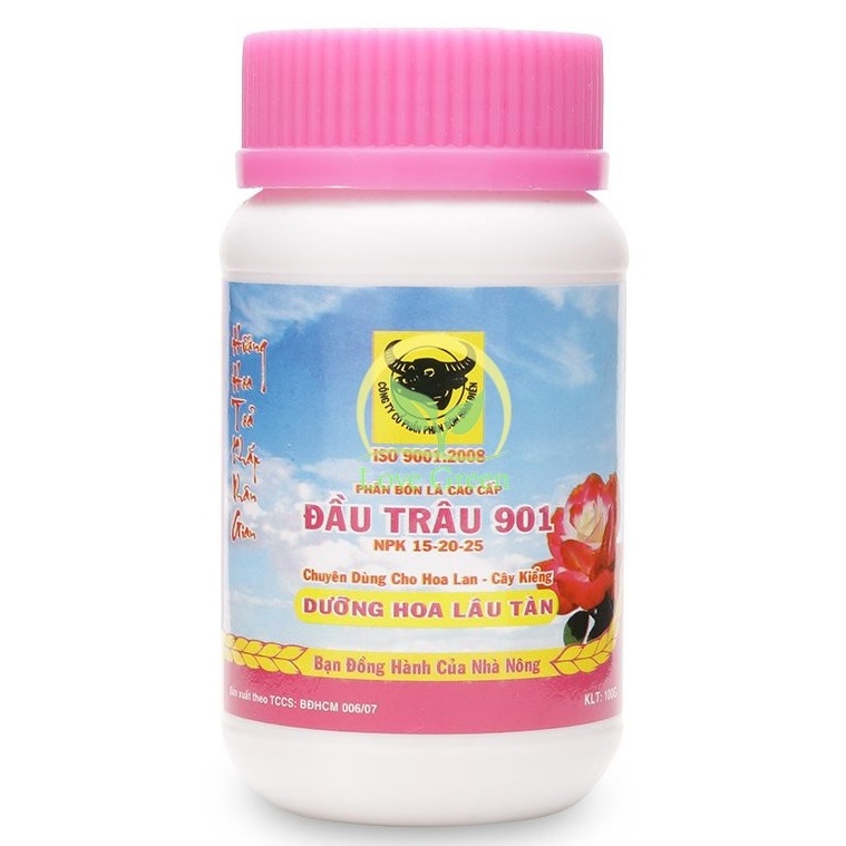 Phân Bón Dưỡng Hoa Chuyên Hoa KiểNg (Phân ĐầU Trâu 901) 100G