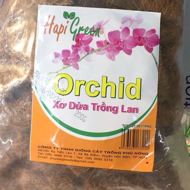 Xơ Dừa Trồng Lan +  Cây Kiểng Hapi Green 200G